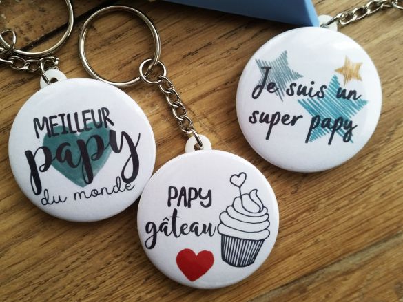 Porte-clés pour les papys