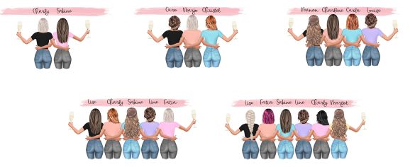 Mug personnalisable des copines !