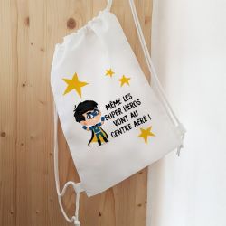 Sac de sport enfant personnalisable modèle Héros
