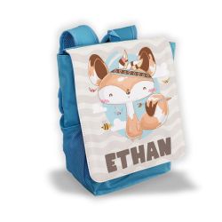 Sac à dos pour enfant personnalisé avec prénom modèle Renard indien
