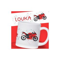 Mug résistant pour enfant personnalisé moto
